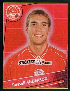 Figurina Russell Anderson - Scottish Premier League 2001-2002 - Panini