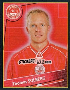 Sticker Thomas Solberg - Scottish Premier League 2001-2002 n. 18 - Panini