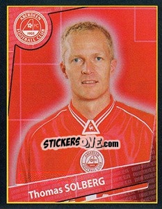 Cromo Thomas Solberg - Scottish Premier League 2001-2002 - Panini