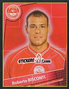 Cromo Roberto Bisconti - Scottish Premier League 2001-2002 - Panini