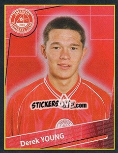 Sticker Derek Young - Scottish Premier League 2001-2002 n. 27 - Panini