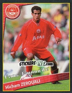 Sticker Hicham Zerouali (Fans Favourite) - Scottish Premier League 2001-2002 n. 31 - Panini