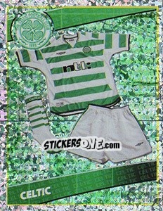 Sticker Home Kit - Scottish Premier League 2001-2002 n. 43 - Panini