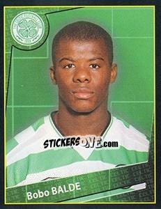 Sticker Bobo Balde - Scottish Premier League 2001-2002 - Panini