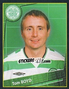 Sticker Tom Boyd - Scottish Premier League 2001-2002 - Panini