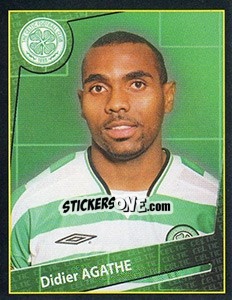 Sticker Didier Agathe - Scottish Premier League 2001-2002 - Panini