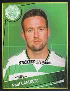 Sticker Paul Lambert - Scottish Premier League 2001-2002 - Panini