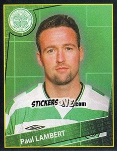 Sticker Paul Lambert - Scottish Premier League 2001-2002 n. 52 - Panini