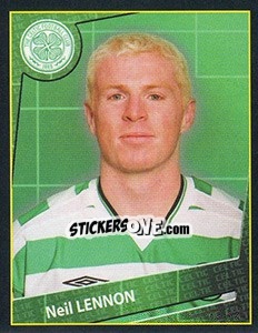 Sticker Neil Lennon - Scottish Premier League 2001-2002 - Panini