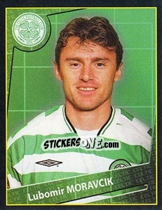 Cromo Lubomir Moravcik - Scottish Premier League 2001-2002 - Panini