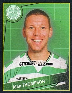 Sticker Alan Thompson - Scottish Premier League 2001-2002 n. 58 - Panini
