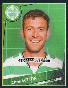 Sticker Chris Sutton - Scottish Premier League 2001-2002 n. 62 - Panini