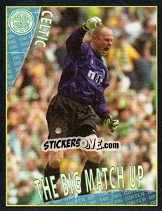 Figurina The Big Match Up 1 (Celtiv V Rangers) - Scottish Premier League 2001-2002 n. 66 - Panini