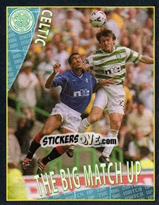 Figurina The Big Match Up 2 (Celtiv V Rangers) - Scottish Premier League 2001-2002 n. 67 - Panini