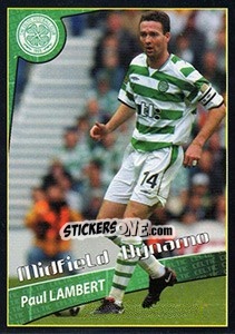 Sticker Paul Lambert (Midfield Dynamo) - Scottish Premier League 2001-2002 - Panini