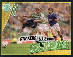 Sticker Goals to Remember 1 (Celtic V Rangers 6:2) - Scottish Premier League 2001-2002 n. 70 - Panini