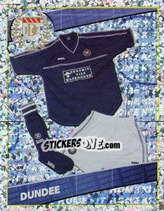 Sticker Home Kit - Scottish Premier League 2001-2002 n. 77 - Panini