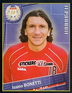 Sticker Ivano Bonetti (manager) - Scottish Premier League 2001-2002 n. 79 - Panini