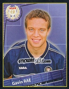 Cromo Gavin Rae - Scottish Premier League 2001-2002 - Panini