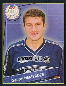 Sticker Georgi Nemsadze - Scottish Premier League 2001-2002 - Panini