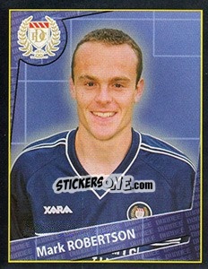 Sticker Mark Robertson - Scottish Premier League 2001-2002 - Panini
