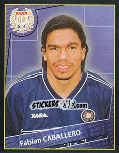 Sticker Fabian Caballero - Scottish Premier League 2001-2002 n. 94 - Panini