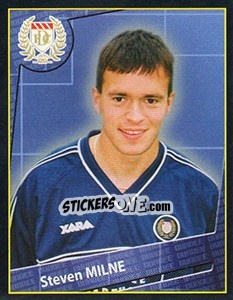 Sticker Steven Milne - Scottish Premier League 2001-2002 n. 95 - Panini
