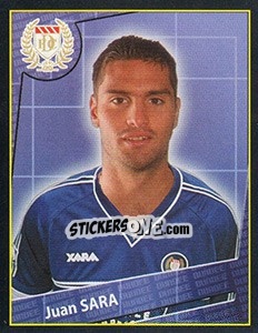 Sticker Juan Sara - Scottish Premier League 2001-2002 - Panini