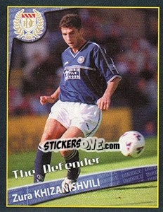 Sticker Zura Khizanishvili (The Defender) - Scottish Premier League 2001-2002 - Panini