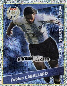 Sticker Fabian Caballero (International Hero) - Scottish Premier League 2001-2002 n. 98 - Panini