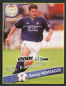 Figurina Georgi Nemsadze (Fans Favourite) - Scottish Premier League 2001-2002 n. 99 - Panini