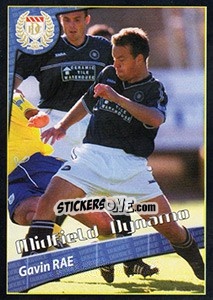 Sticker Gavin Rae (Midfield Dynamo) - Scottish Premier League 2001-2002 - Panini