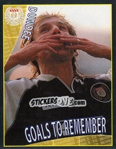 Sticker Goals to Remember 2 (Rangers V Dundee 0:2) - Scottish Premier League 2001-2002 n. 105 - Panini