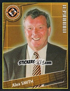 Cromo Alex Smith (manager) - Scottish Premier League 2001-2002 - Panini