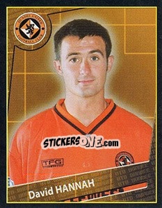 Sticker David Hannah - Scottish Premier League 2001-2002 n. 123 - Panini