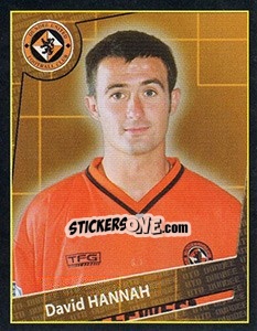 Figurina David Hannah - Scottish Premier League 2001-2002 - Panini