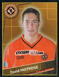 Sticker David Partridge - Scottish Premier League 2001-2002 - Panini