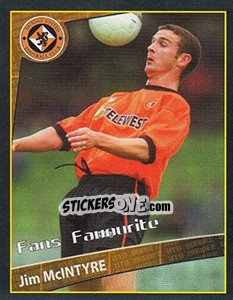 Sticker Jim McIntyre (Fans Favourite) - Scottish Premier League 2001-2002 n. 133 - Panini