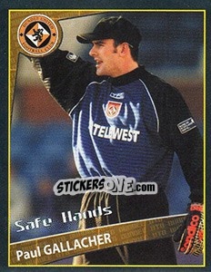 Sticker Paul Gallacher (Safe Hands) - Scottish Premier League 2001-2002 n. 137 - Panini