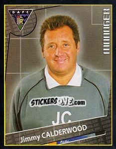 Sticker Jimmy Calderwood (manager) - Scottish Premier League 2001-2002 n. 147 - Panini
