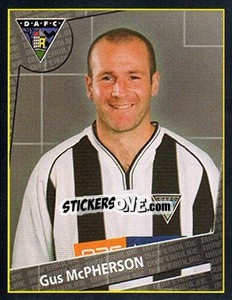 Sticker Gus McPherson - Scottish Premier League 2001-2002 - Panini