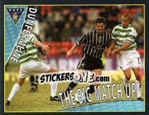 Cromo The Big Match Up 2 (Dunfermline V Celtic) - Scottish Premier League 2001-2002 - Panini