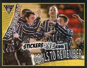 Figurina Goals to Remember 2 (Dunfermline V Hearts 1:0) - Scottish Premier League 2001-2002 - Panini