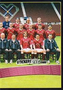 Figurina Team Group - Scottish Premier League 2001-2002 - Panini