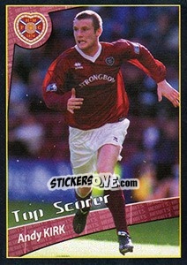Sticker Andy Kirk (Top scorer) - Scottish Premier League 2001-2002 n. 182 - Panini