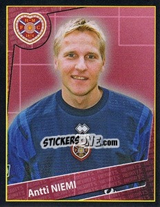 Sticker Antti Niemi - Scottish Premier League 2001-2002 n. 183 - Panini