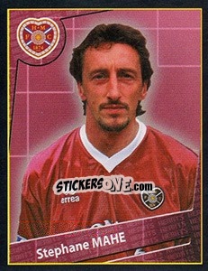 Figurina Stephane Mahe - Scottish Premier League 2001-2002 n. 184 - Panini