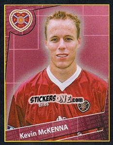 Sticker Kevin McKenna - Scottish Premier League 2001-2002 n. 186 - Panini