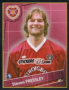 Cromo Steven Pressley - Scottish Premier League 2001-2002 - Panini