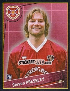 Sticker Steven Pressley - Scottish Premier League 2001-2002 n. 187 - Panini